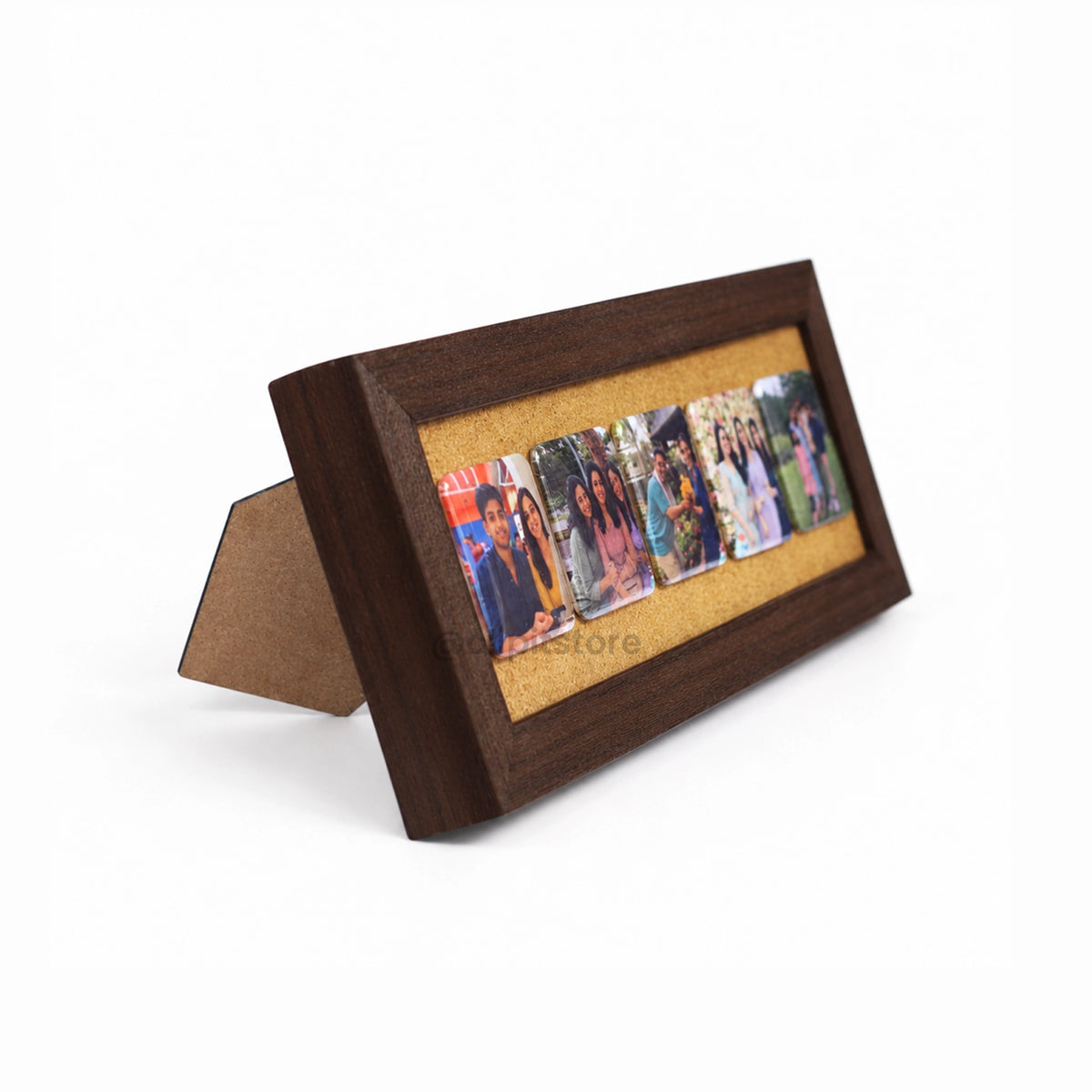 Wooden Magnet Photo Frame (5 Photos)
